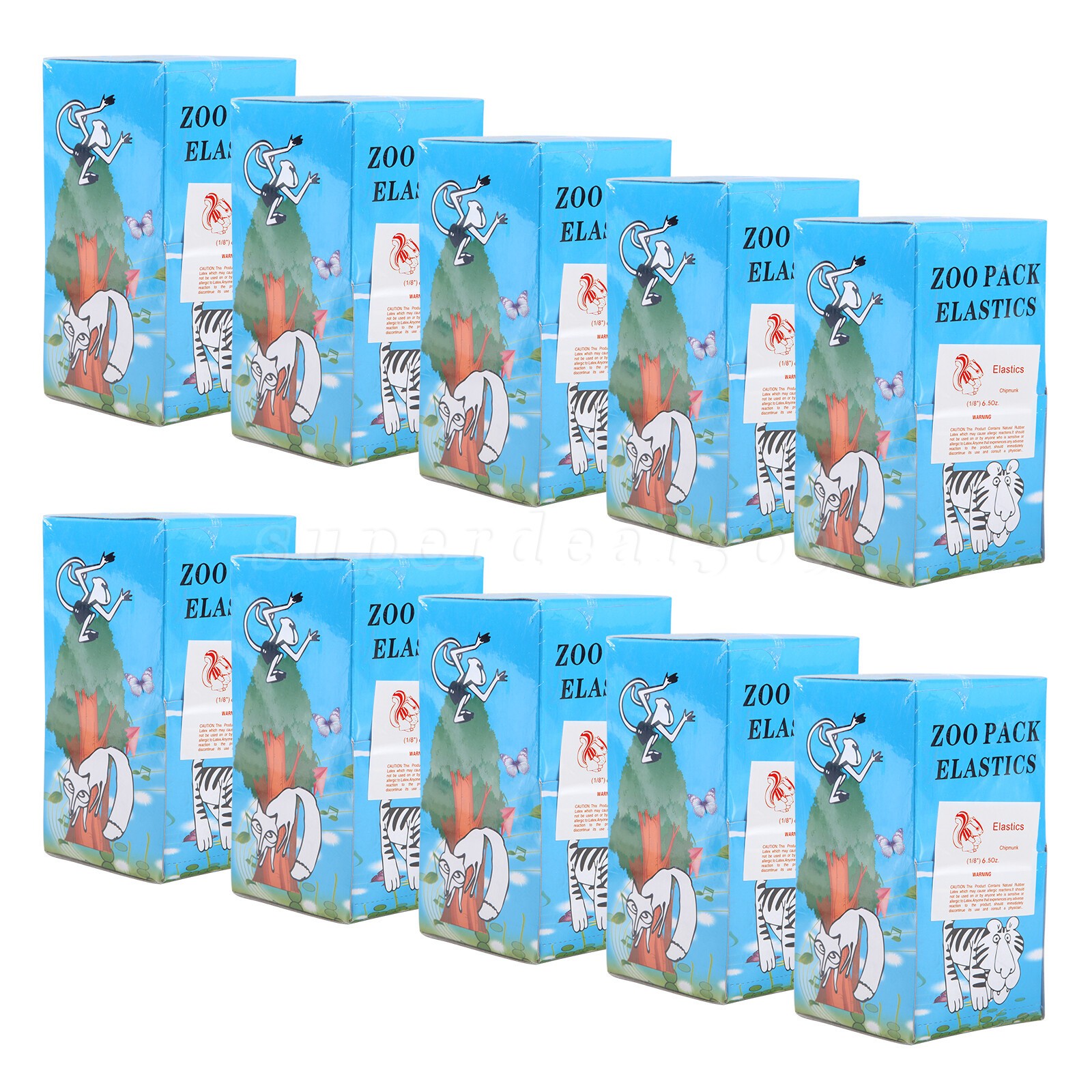5000pcs/Pack Dental Orthodontic Elastics Bands Rabbit Force 6.5 OZ,1/8″ 50 Bags