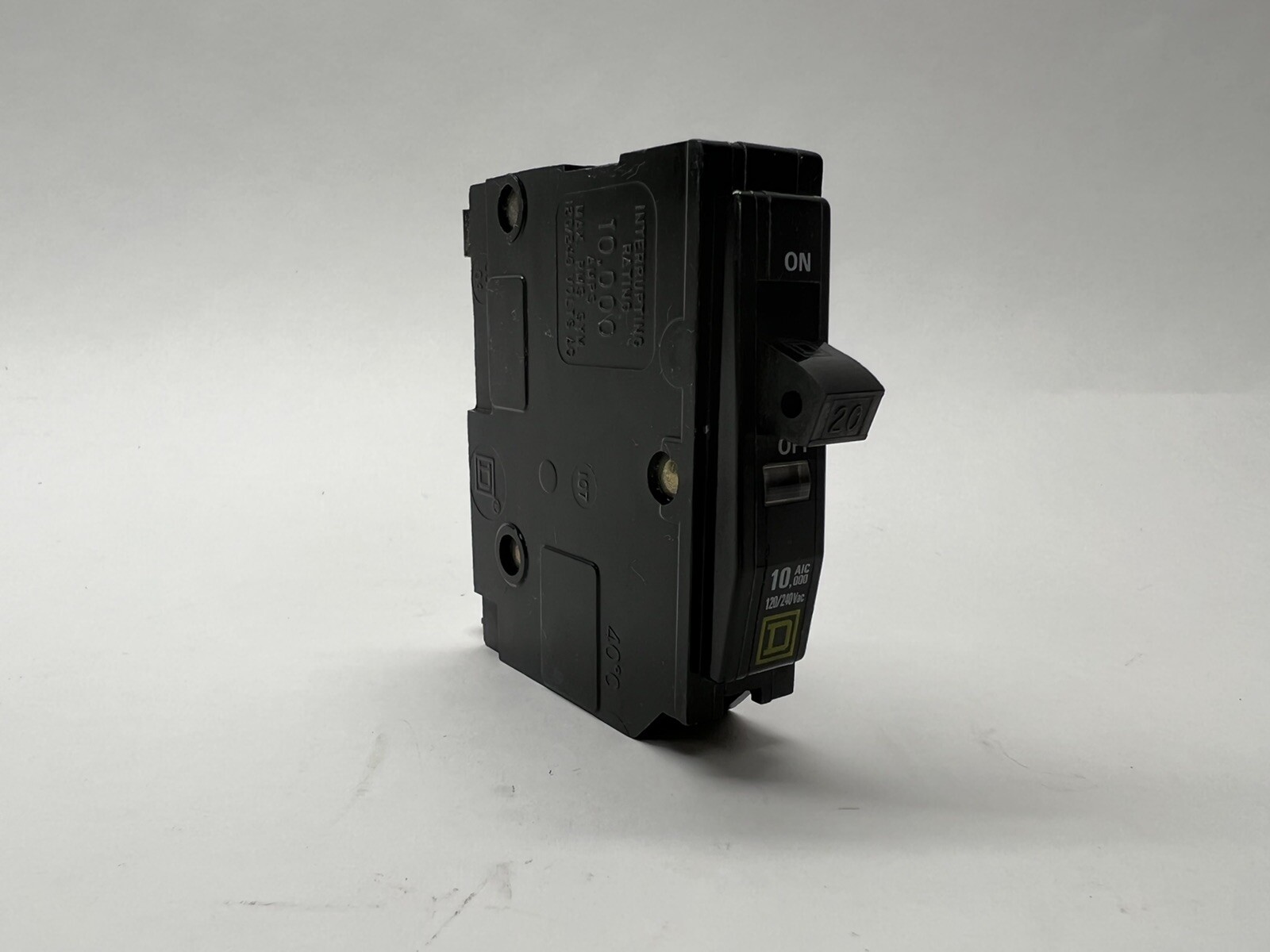 Square D QOB120 Circuit Breaker 20A 1P 120/240V QOB 10AIC 20 Amp 1 Pole