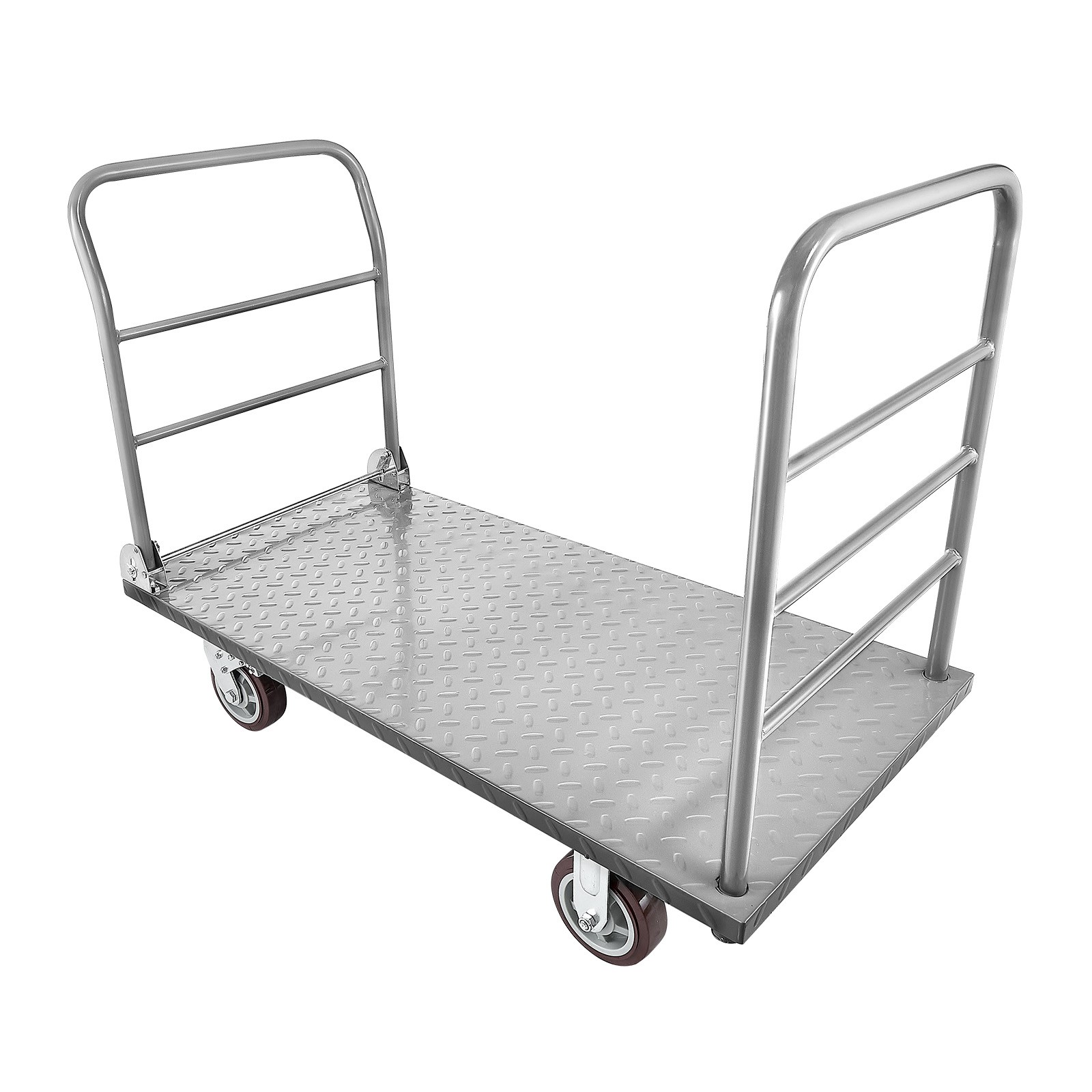 VEVOR Platform Truck 2650 lbs Heavy Duty Foldable Hand Push Cart with Wheels