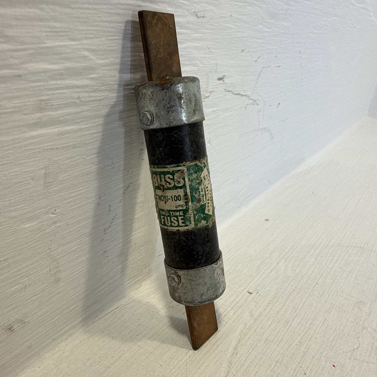 Bussmann BUSS NON-100 100 Amp 250V Cartridge One Time Fuse Class H 100A (TESTED)