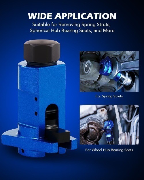 Universal Suspension Strut Spreader Tool with 3/8 Drive Socket, 16 mm External H