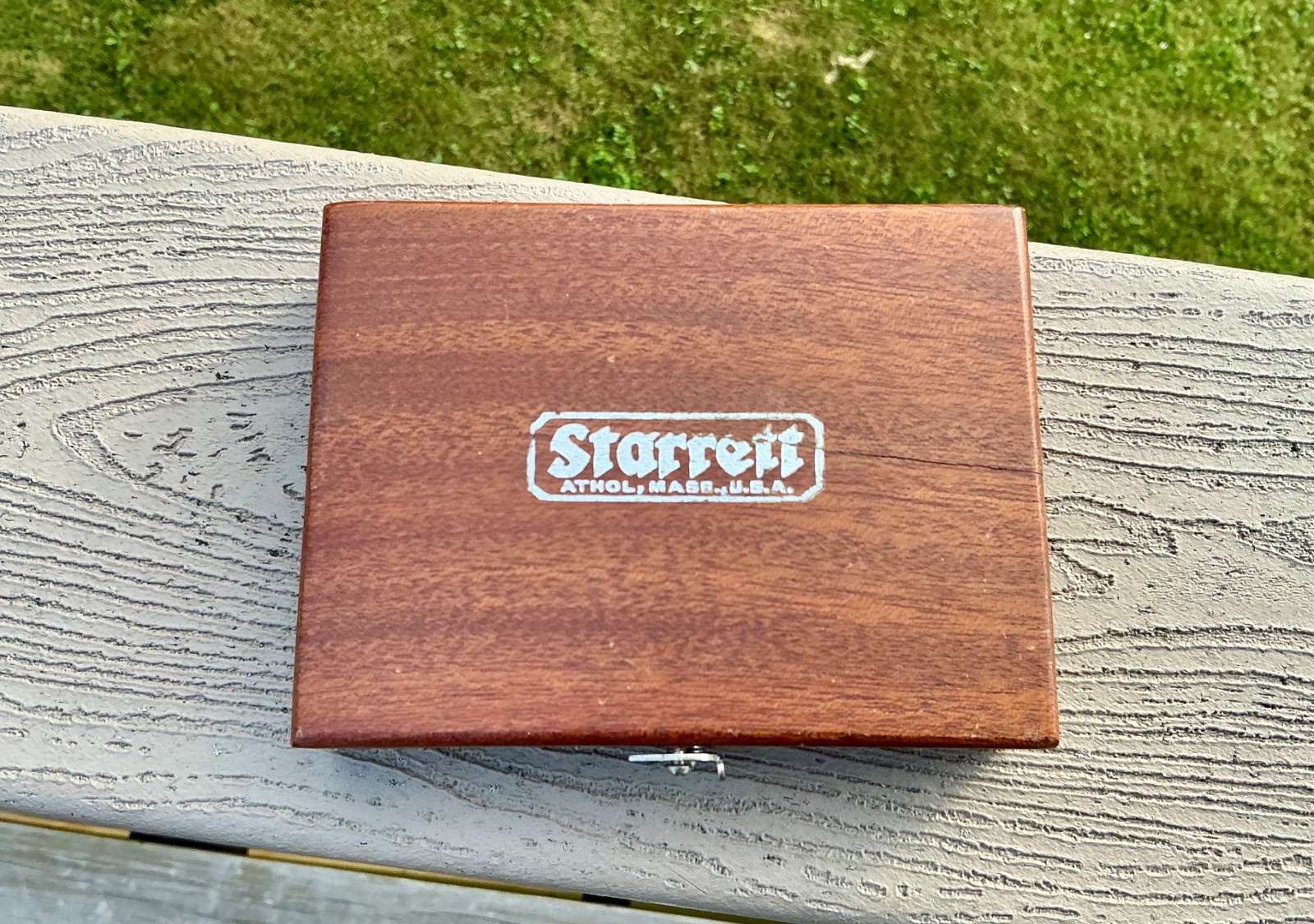 STARRETT No. 20 3” Master Precision Square Original wooden box