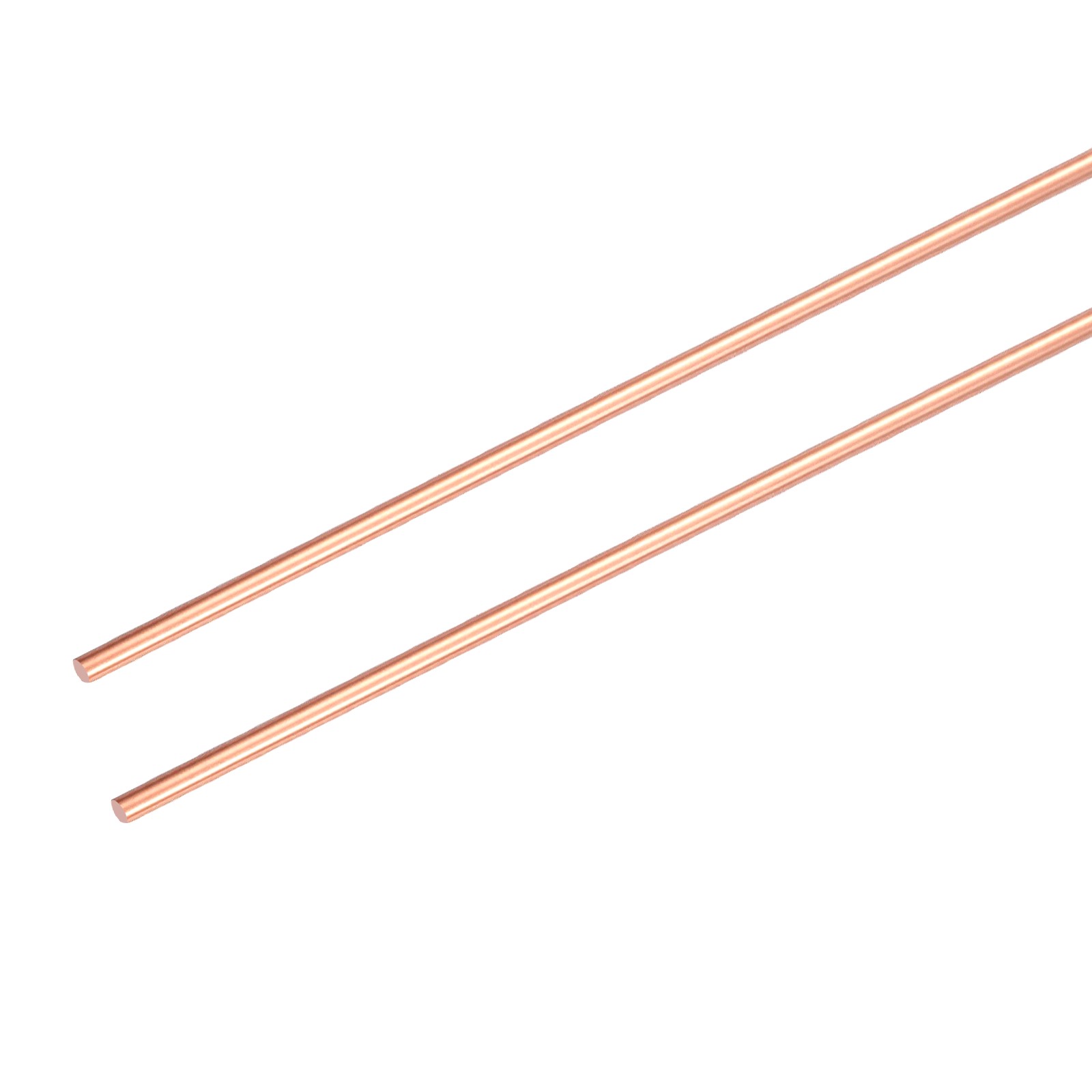2Pcs 99.99% Pure Copper Round Rod, 1mm / 0.04″ Dia 12.6″ Length for DIY