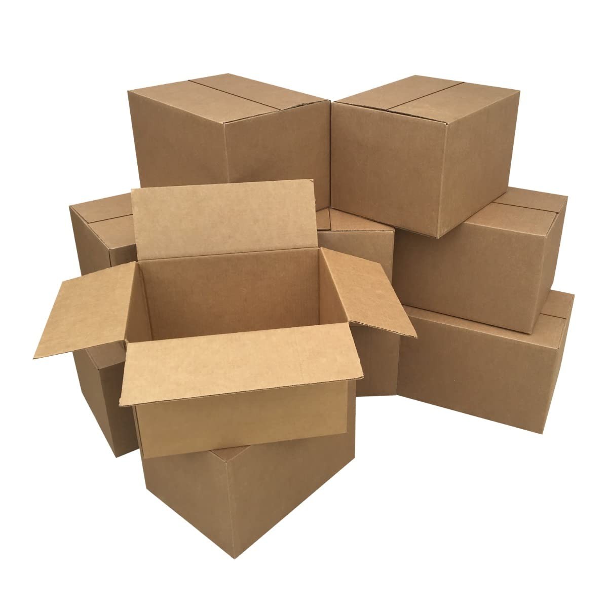 Moving Boxes Medium 18x14x12-Inches (Pack of 10), Cardboard Boxes For Storage…