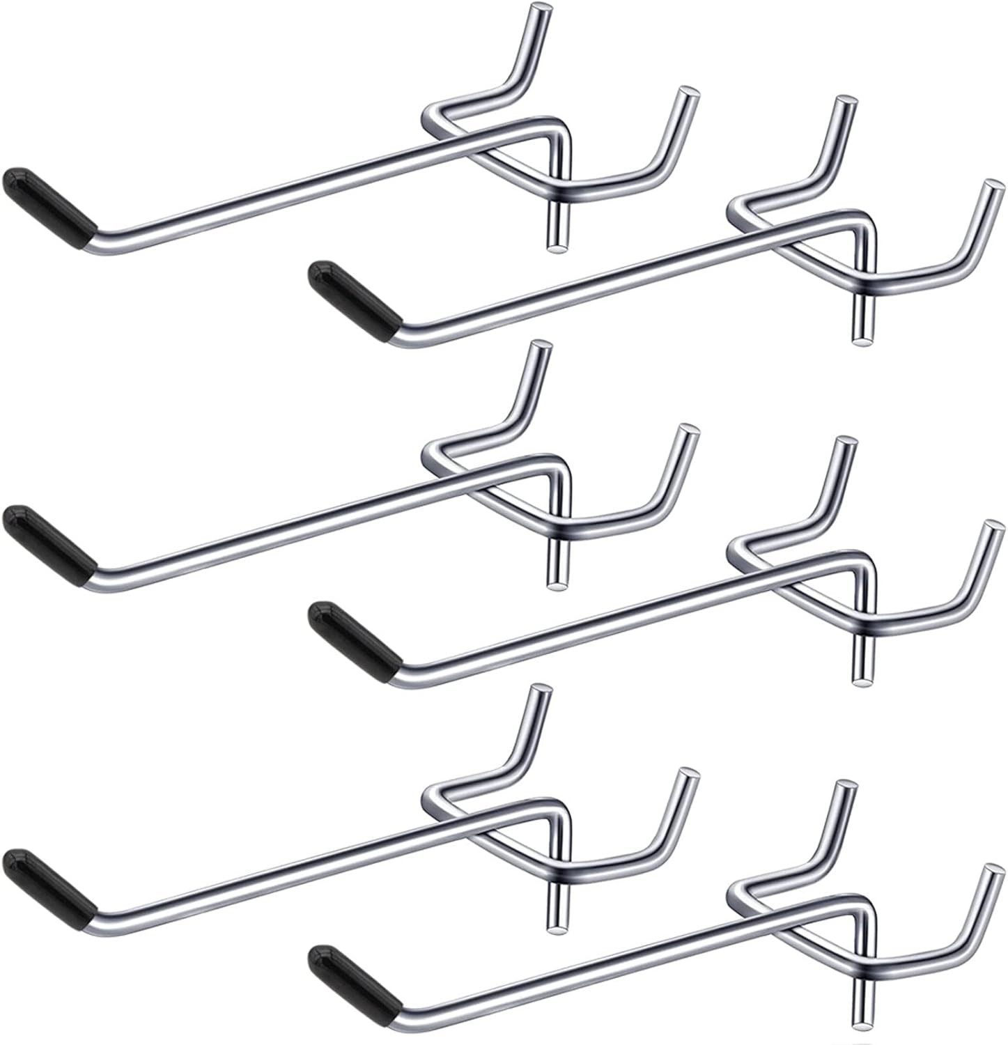 4 Inch 20 Pack Pegboard Hooks Sturdy Shelving Fit 1mm/0.04inch Thick Peg Boar…
