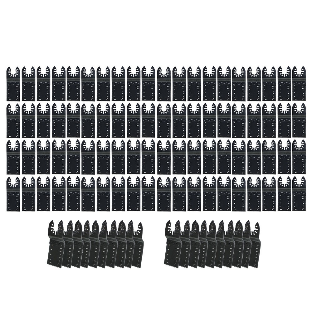 100 Pcs Oscillating Saw Blades 30-90mm Saw Blade For Precision Wood and Plastic