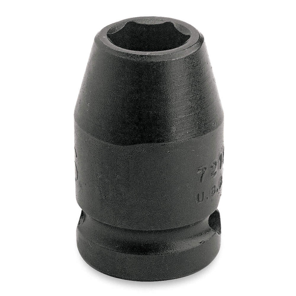 PROTO J7419M Impct Skt,Steel,Blk Oxd,19 mm 1AW62