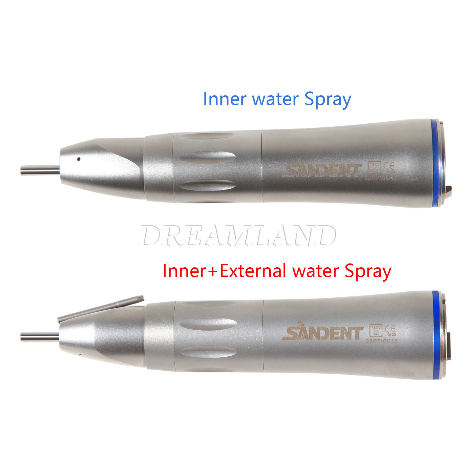 Dental Straight Nose Low Speed Handpiece (LED) Inner/External Water Spray
