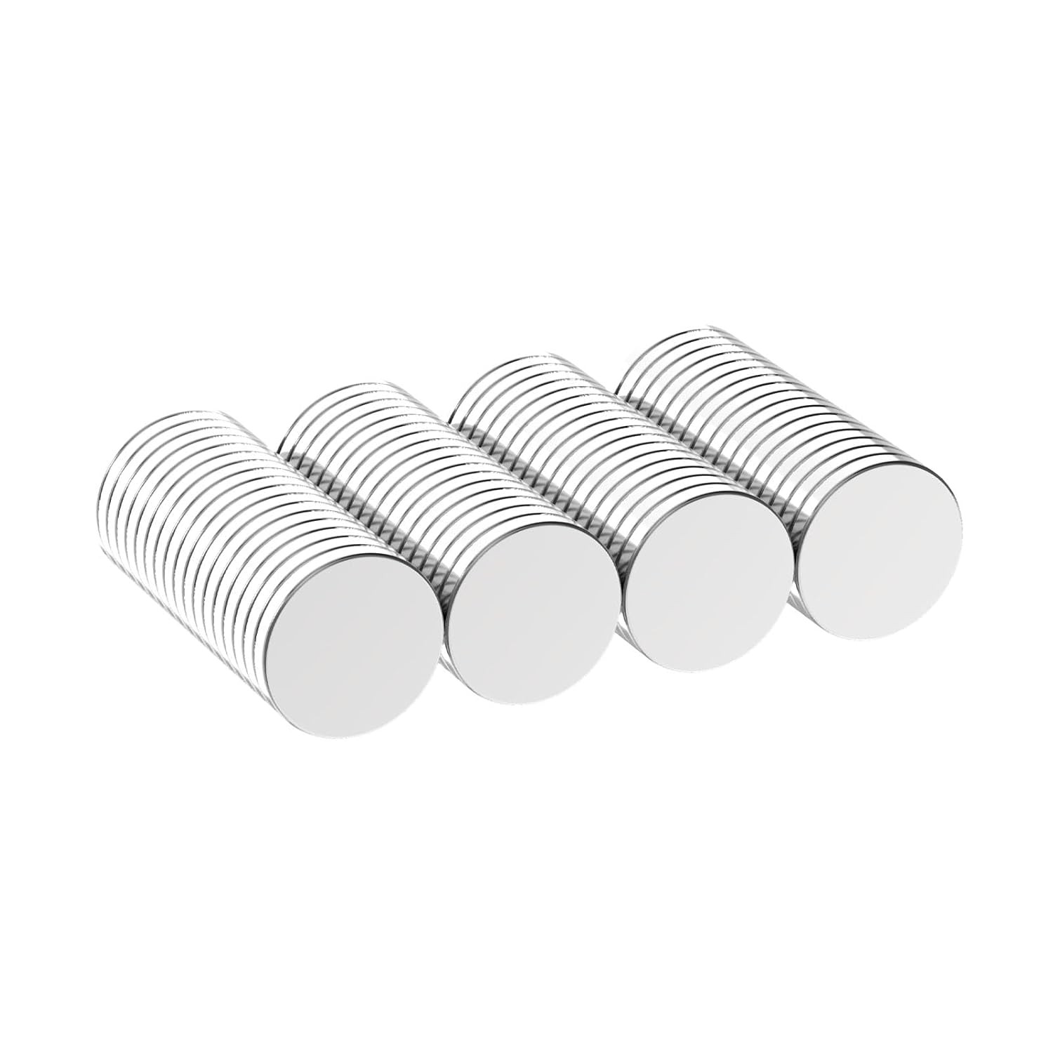 72 Pack Super Powerful Rare Earth Magnets N42, 1/2″ D x 1/16″ H