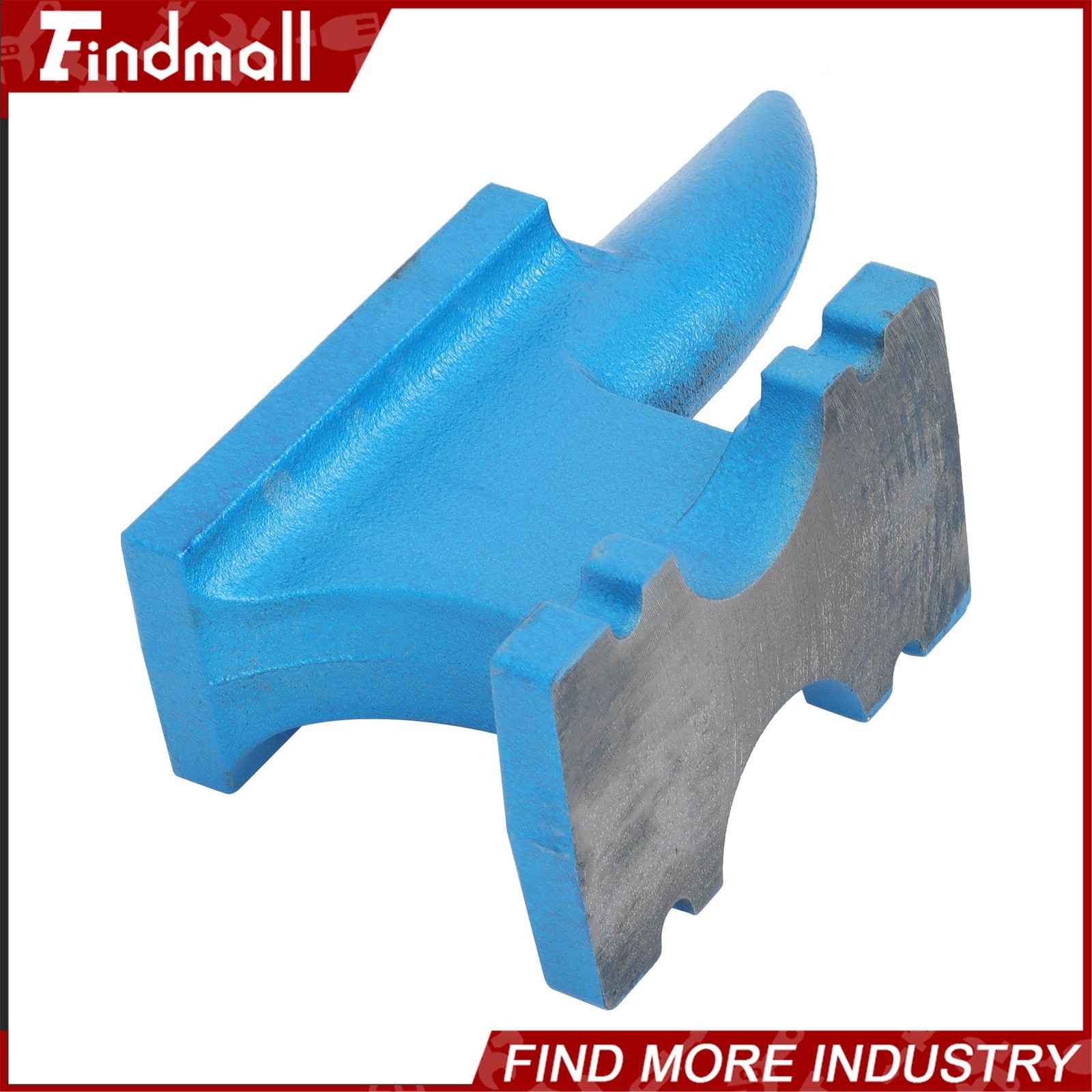 Findmall 24Lbs Cast Iron Anvil Blacksmith Anvil Hard Round Horn Forging Tool