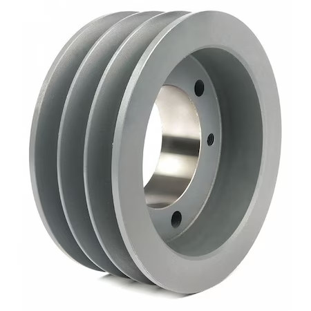 1/2 In To 2-15/16 In Quick Detachable Bushed Bore 3 Groove V-Belt Pulley 7.9 In