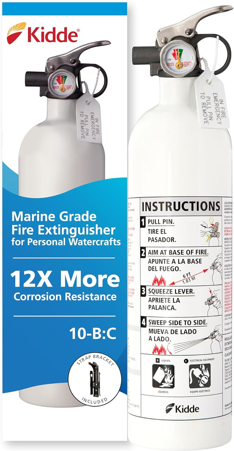 Mariner PWC Marine Fire Extinguisher for Boats, 5-B:C, 3.3 Lbs., Coast Guard App