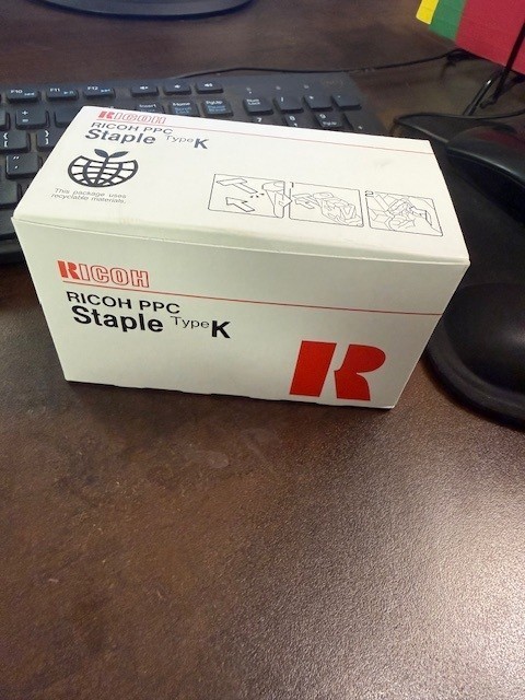 Ricoh PPC Staple Type K 530R-AM, 410801 0001 NEW . SHIPS FREE