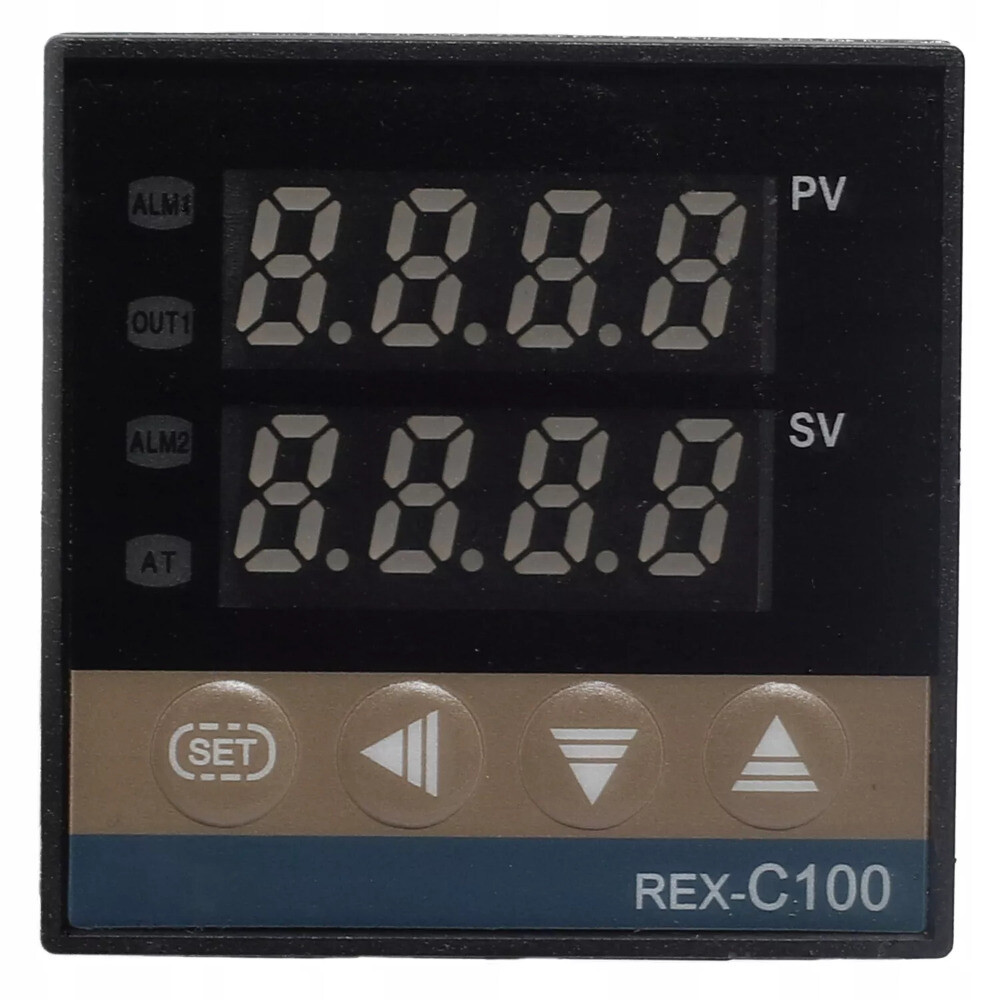 110-240VAC PID REX-C100 Temperature Controller SSR-40A Thermocouple Heat Sink