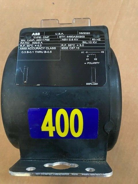 ABB CMF CURRENT TRANSFORMER 4460A30G03 400:5A