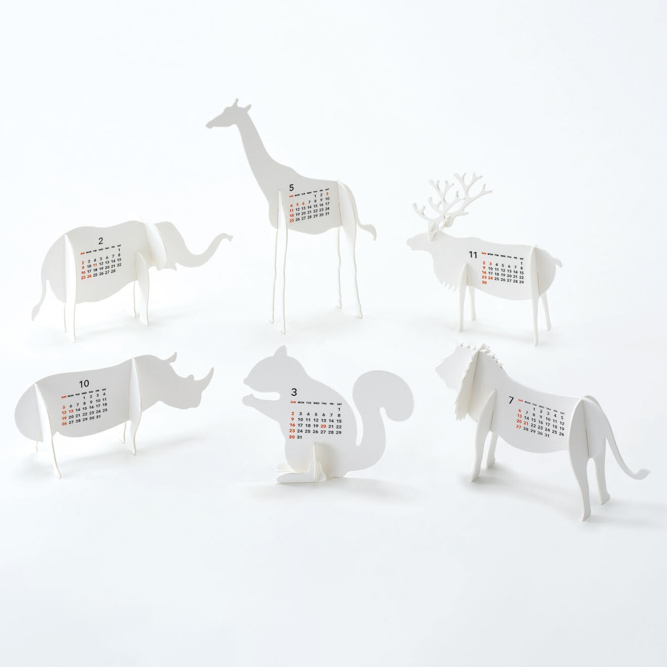 good morning Calendar Year 2025 Paper CITY/Zoo/Travel/Dogs/Tree/Green JAPAN NEW