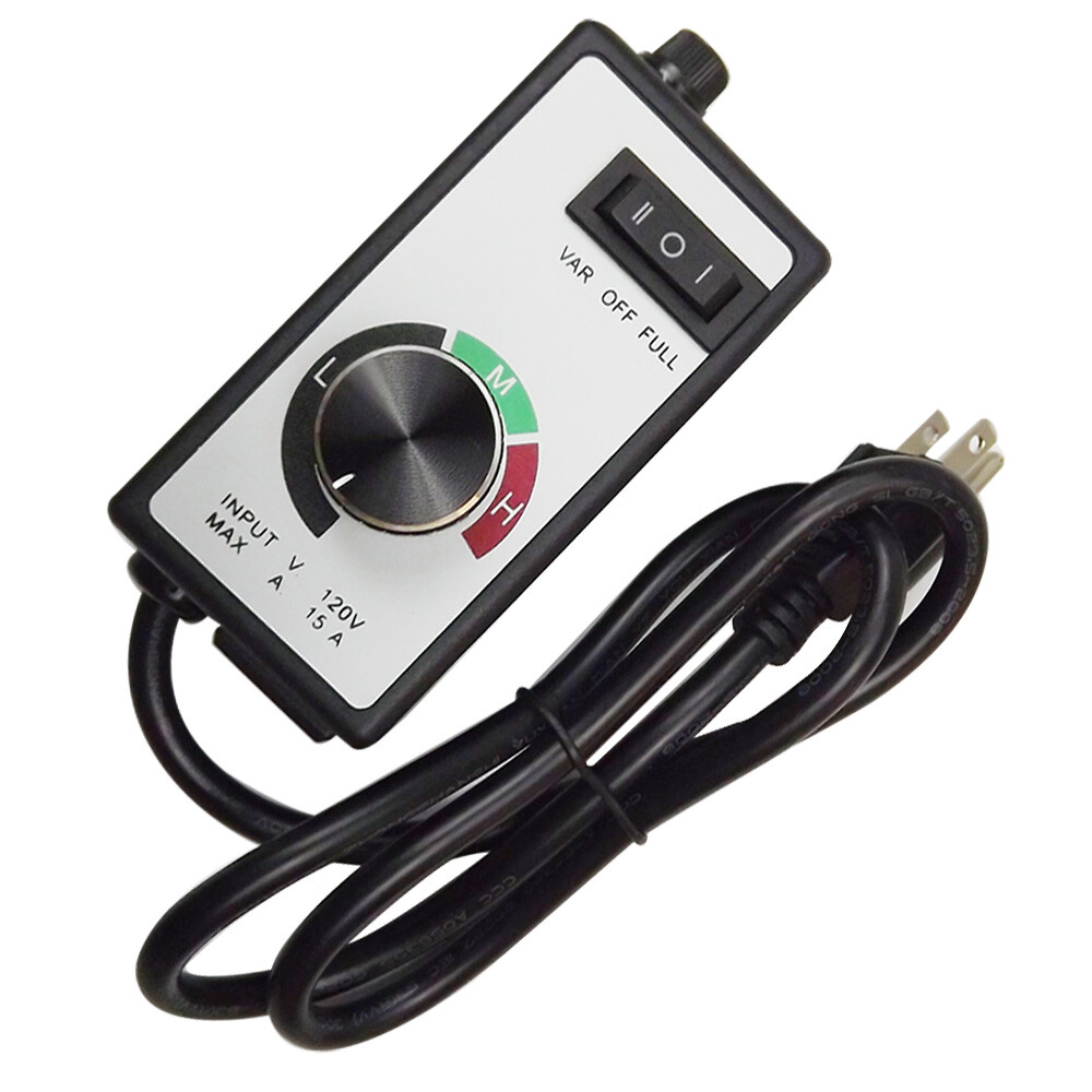 AC 120V Motor Speed Controller Universal Router Fan Variable Electric Rheostat