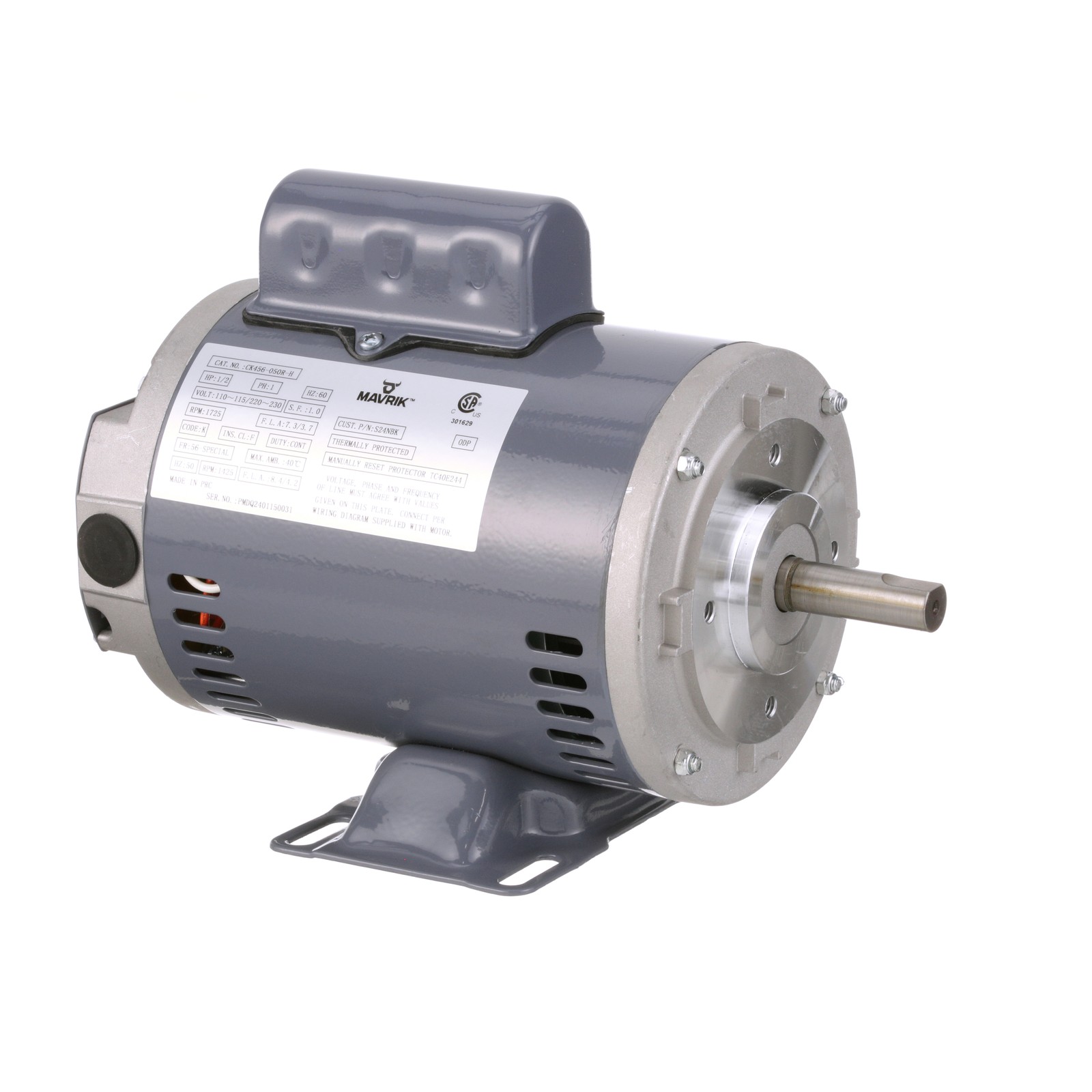 Mavrik 115/208/230V Fryer Filter Motor Replaces Henny Penny 67583