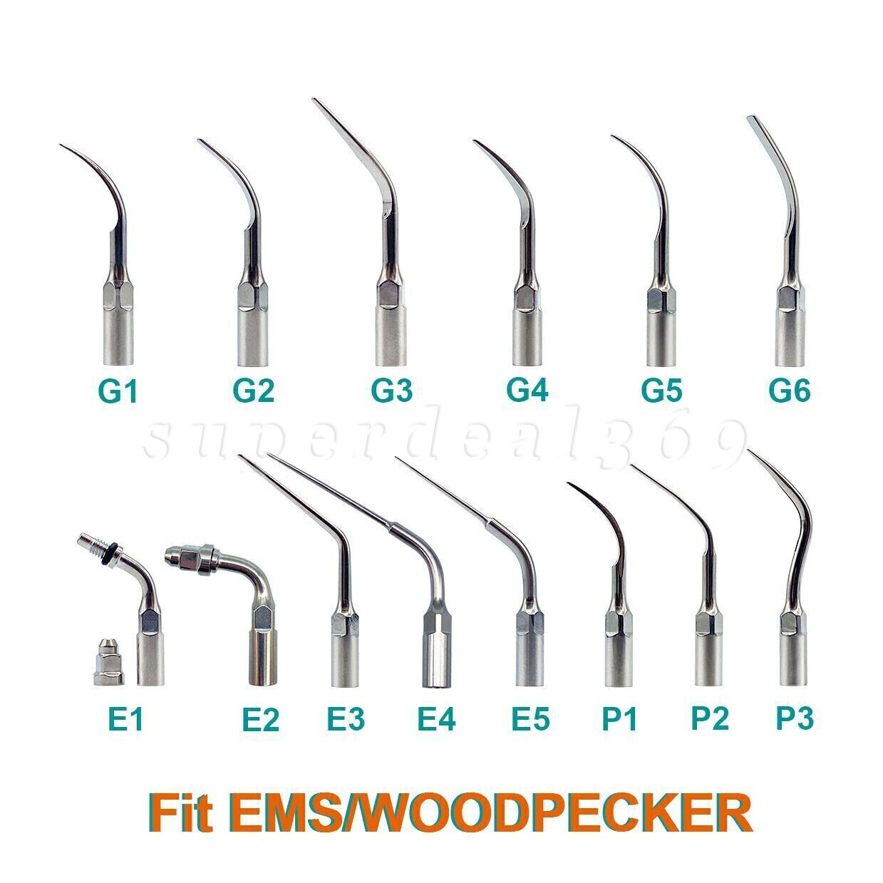 NEW Dental Ultrasonic Piezo Scaler Tip Scaling Perio Endo fit WOODPECKER EMS