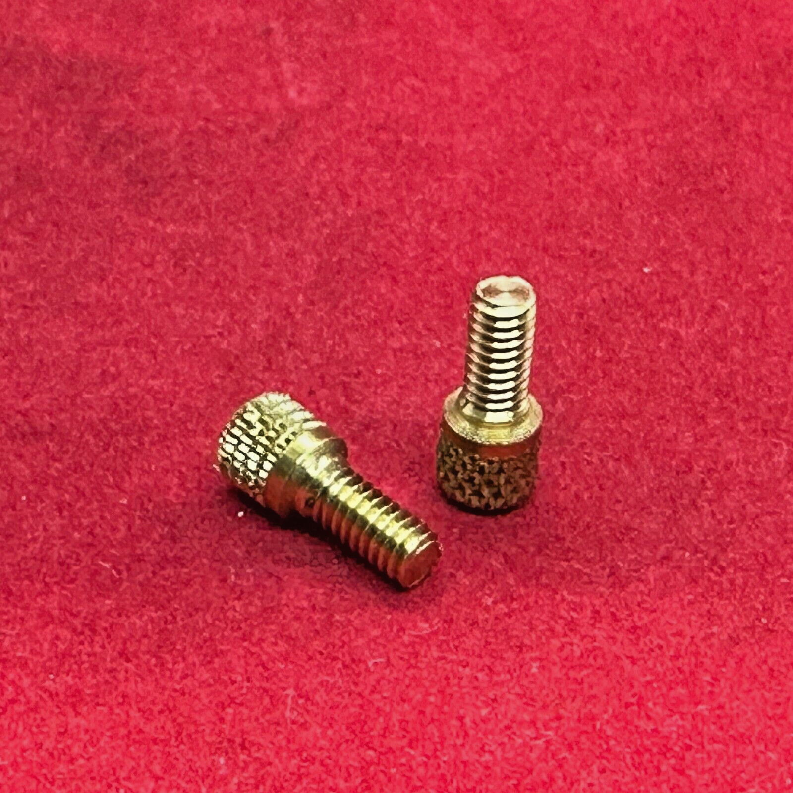 Solid Brass Knurled Thumb Screw – 8-32 – UNC – Qty 25