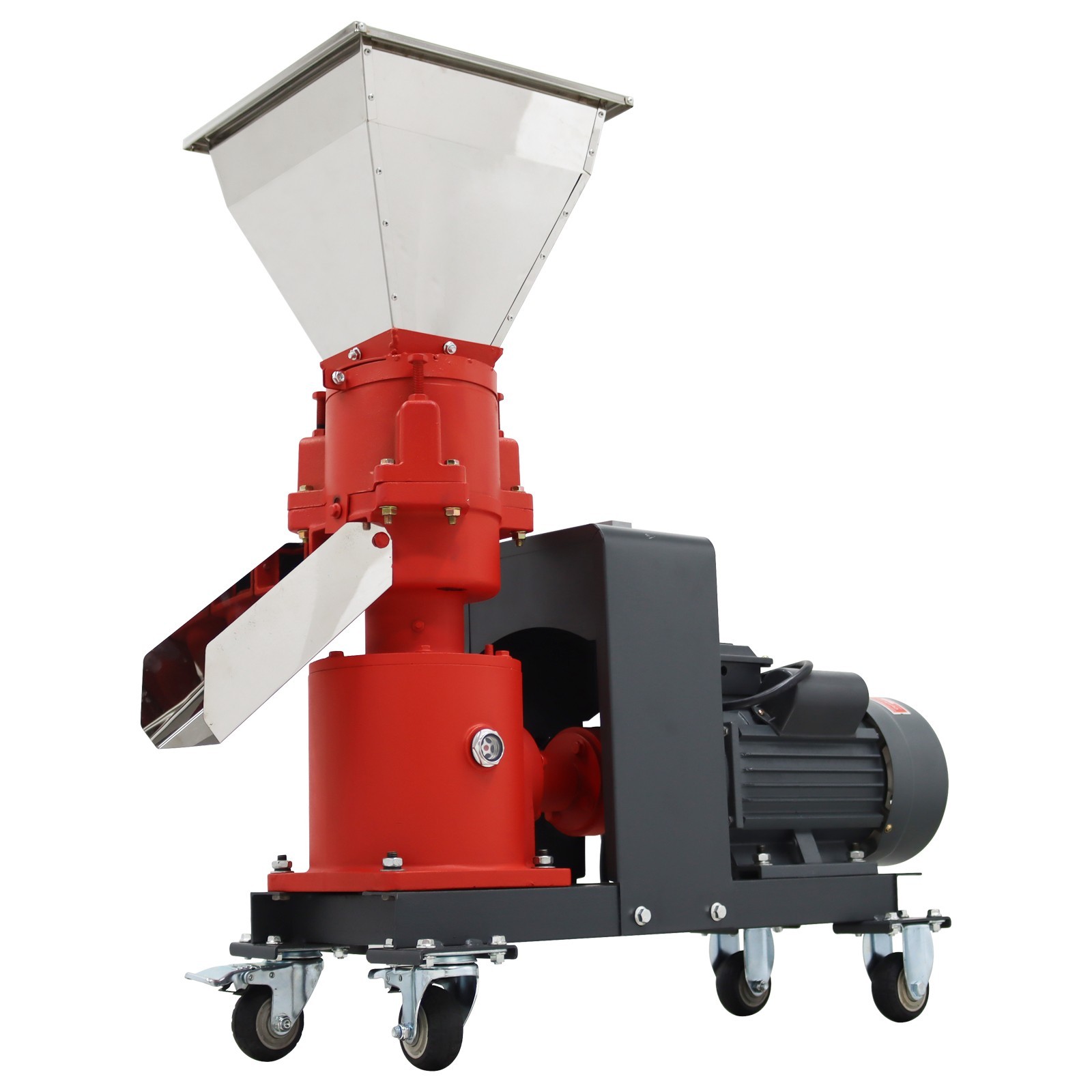 2.5mm Feed Pellet Mill Machine Feed Granulator 3 Head Press Roller 150KG/h 220V