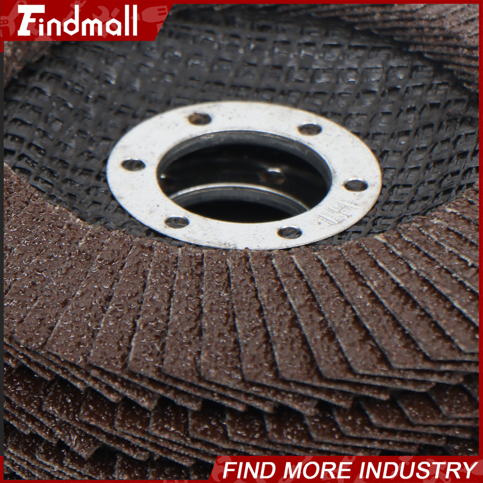 Findmall 50 Pcs 4-1/2″×7/8″ 40 Grit Premium Zirconia Flap Disc Sanding Grinding