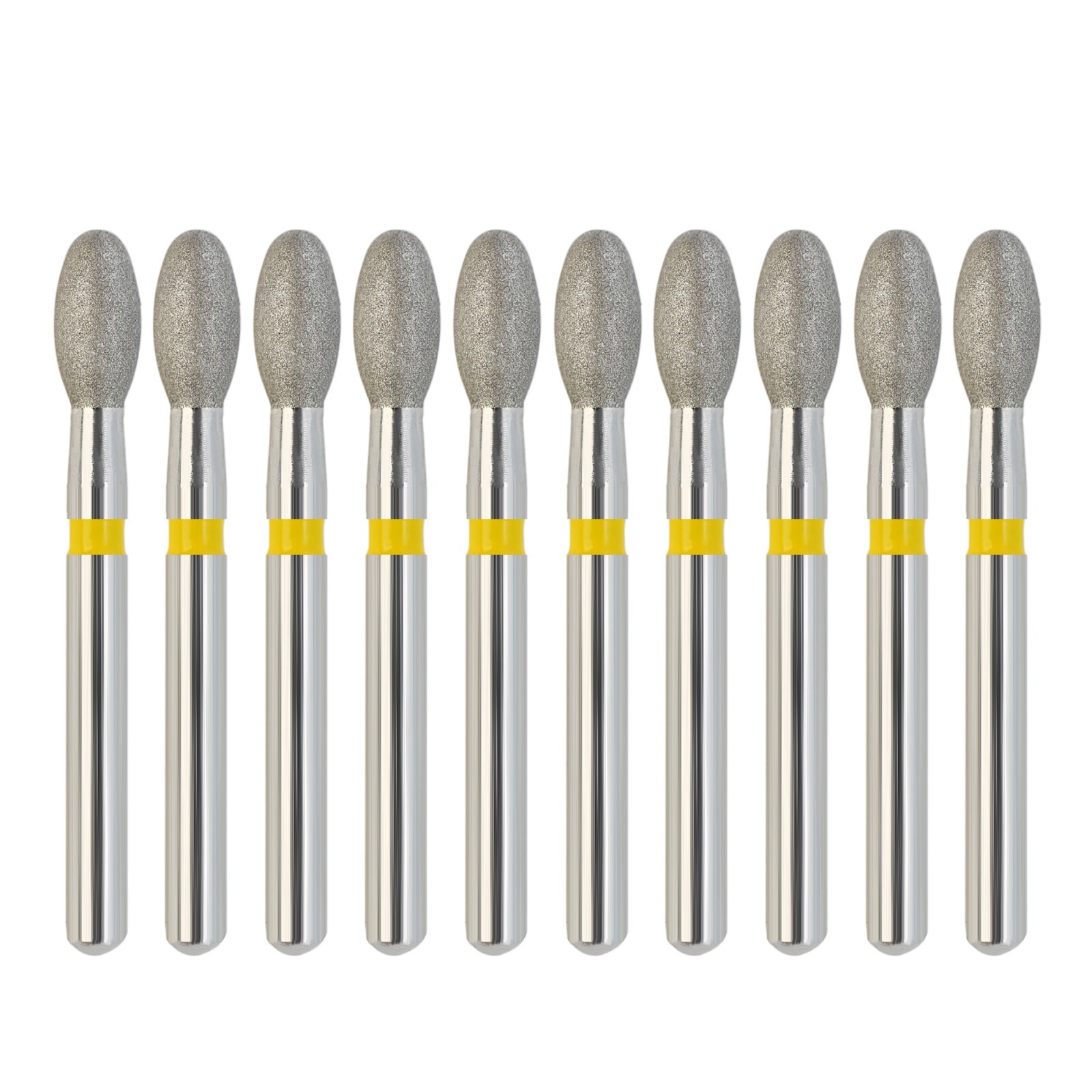 Multi-Use Football Diamonds Burs FG 379/023XF Egg Extra Fine Grit Friction Grip