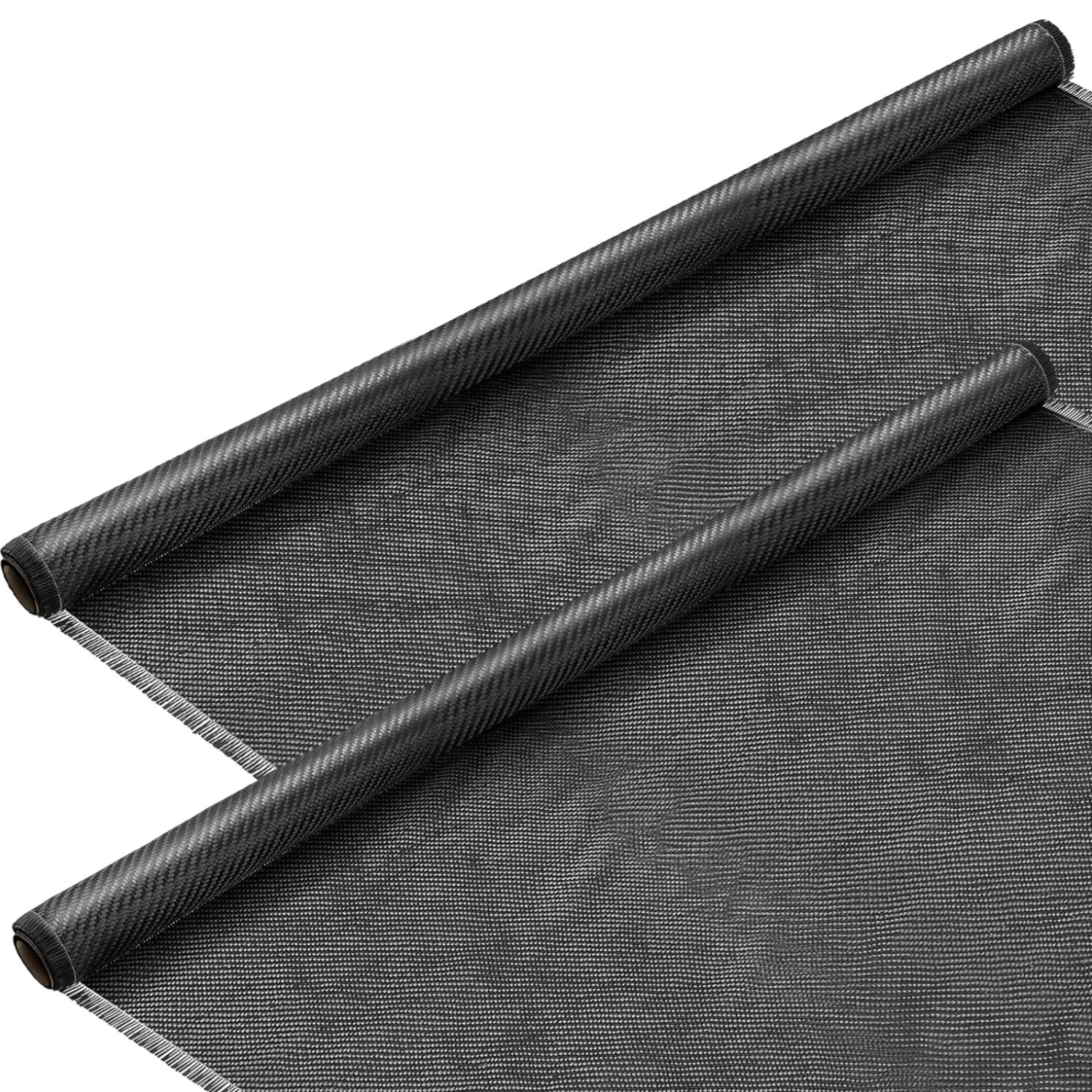 50 x 39.4” Carbon Fiber Fabric Black Sheet Pure Carbon Fiber Cloth 2 x 2 Twi…