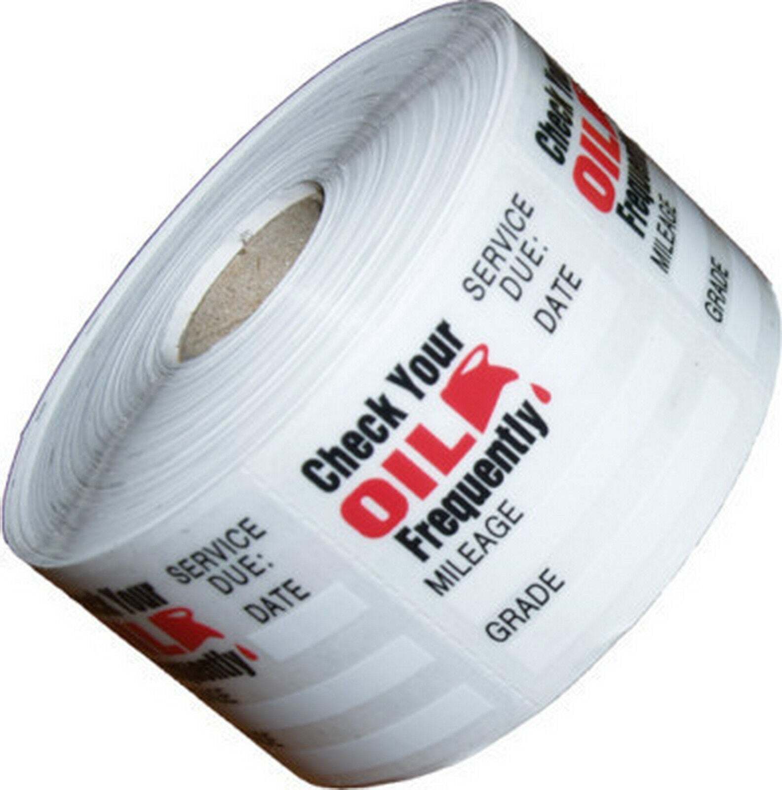 2 Rolls of 500 Stickers Total 1000 Oil Change Reminder Sticker + 2 Free Sharpie