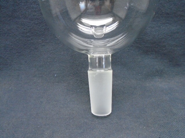 Kimble KONTES Glass 500mL Kugelrohr Single Distilling Bulb Ball Tube 24/40 Jts