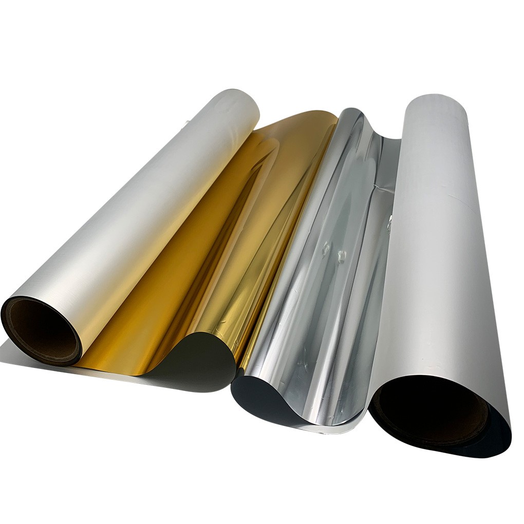 24in x 65.6ft DTF Transfer Film Roll Cold Peel DTF Metallic Film 20m Silver