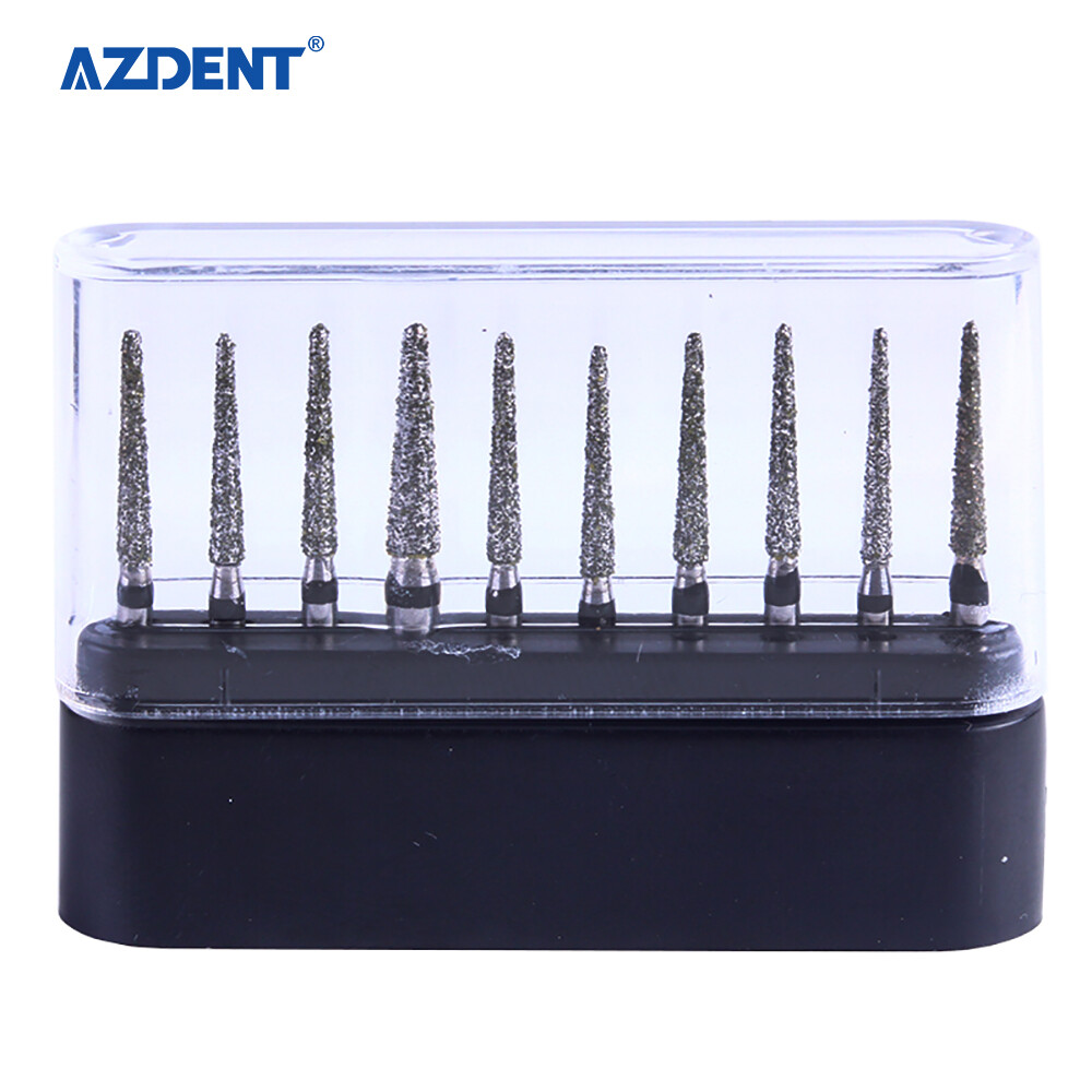 AZDENT Dental Super Coarse Diamond Burs FG Bur for High Speed Handpiece