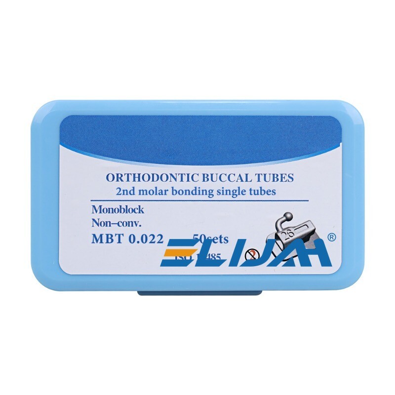 Dental Orthodontic Buccal Tubes 1st 2nd Molar Tube Roth MBT 022 Bondable 200PCS
