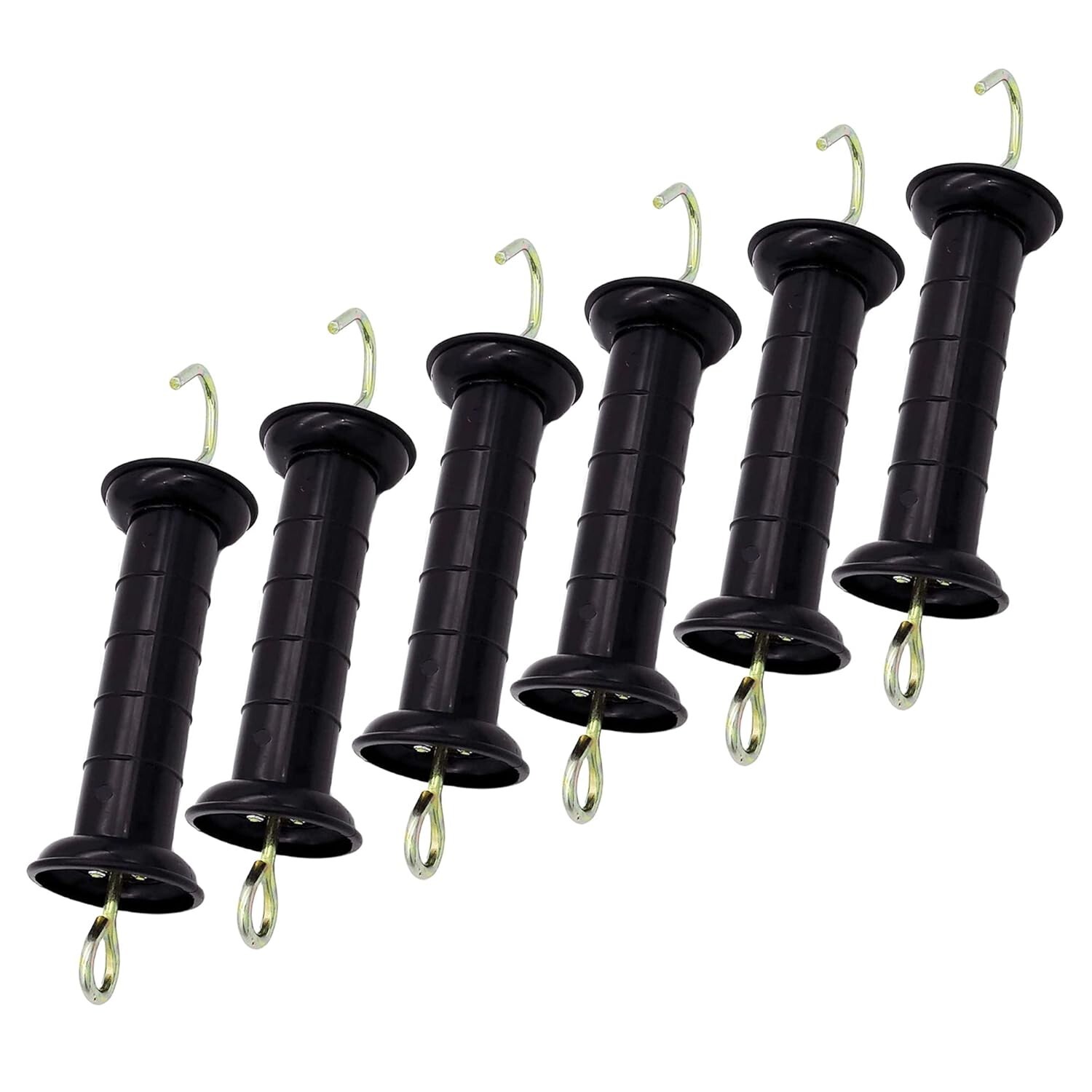 JBTOZIUY 6 Pcs Plastic Electric Fence Gate Handle Insulators Gate Handle New