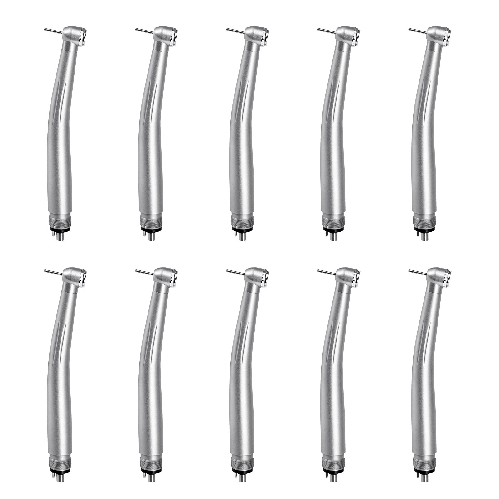 4 Hole Dental High Speed Handpiece Large Head Single Water Spray Air Turbine 10