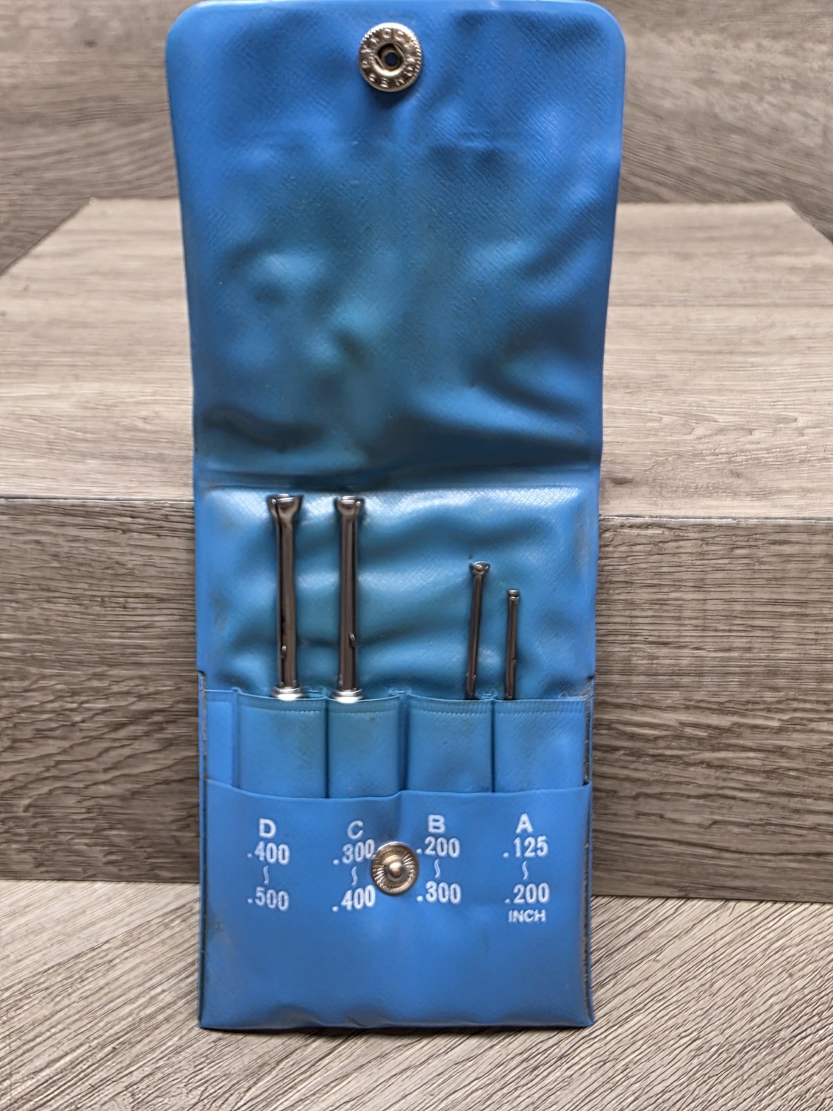 Vintage Tiger Small Hole Gage Set 0.125-0.500 Inch Range 4pcs Made in Japan
