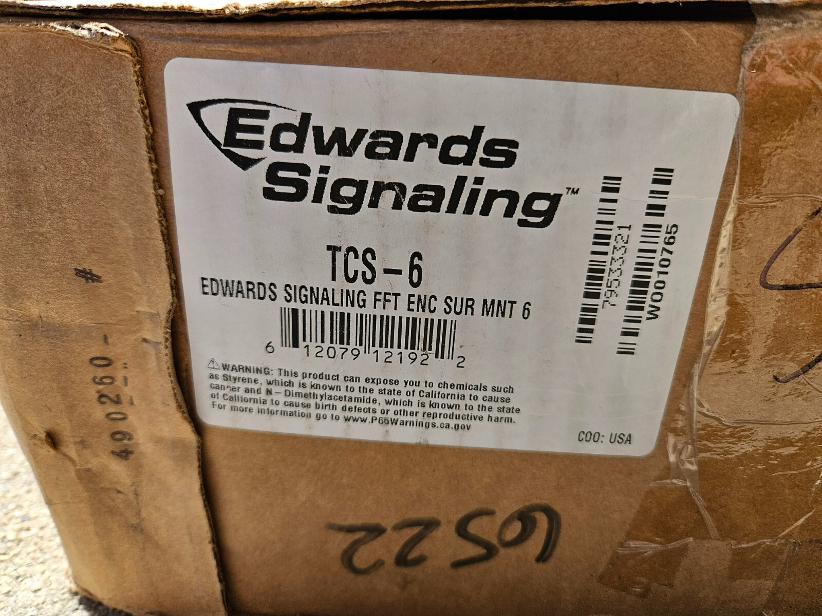 Edwards Signaling TCS-6