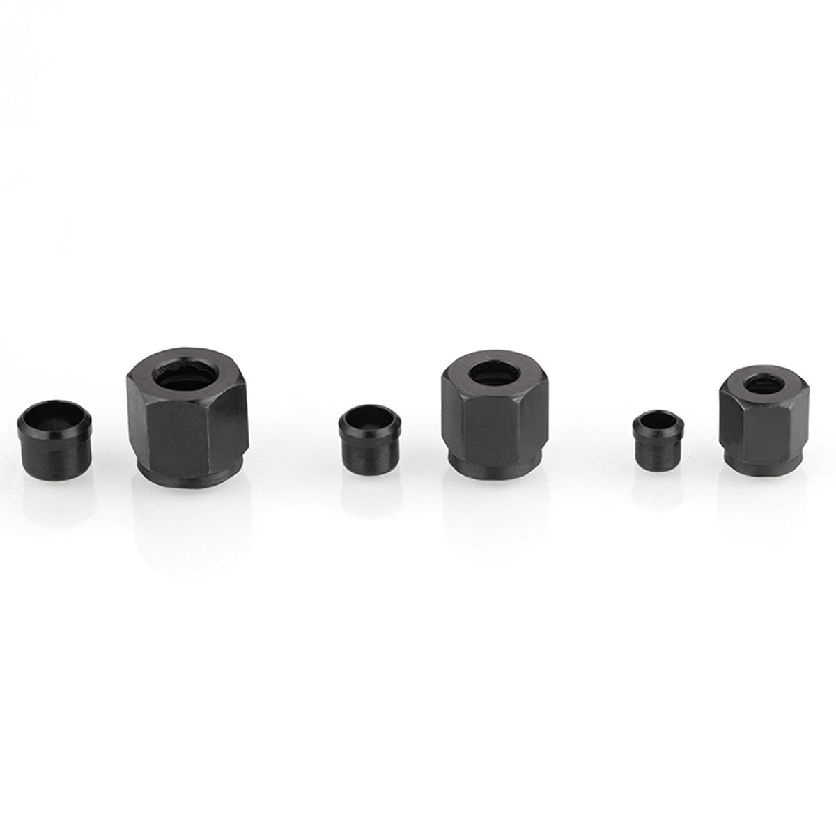 Carbon Steel (Nut+Card Core) Compression Fitting Accessory For 4mm-28mm OD Tube