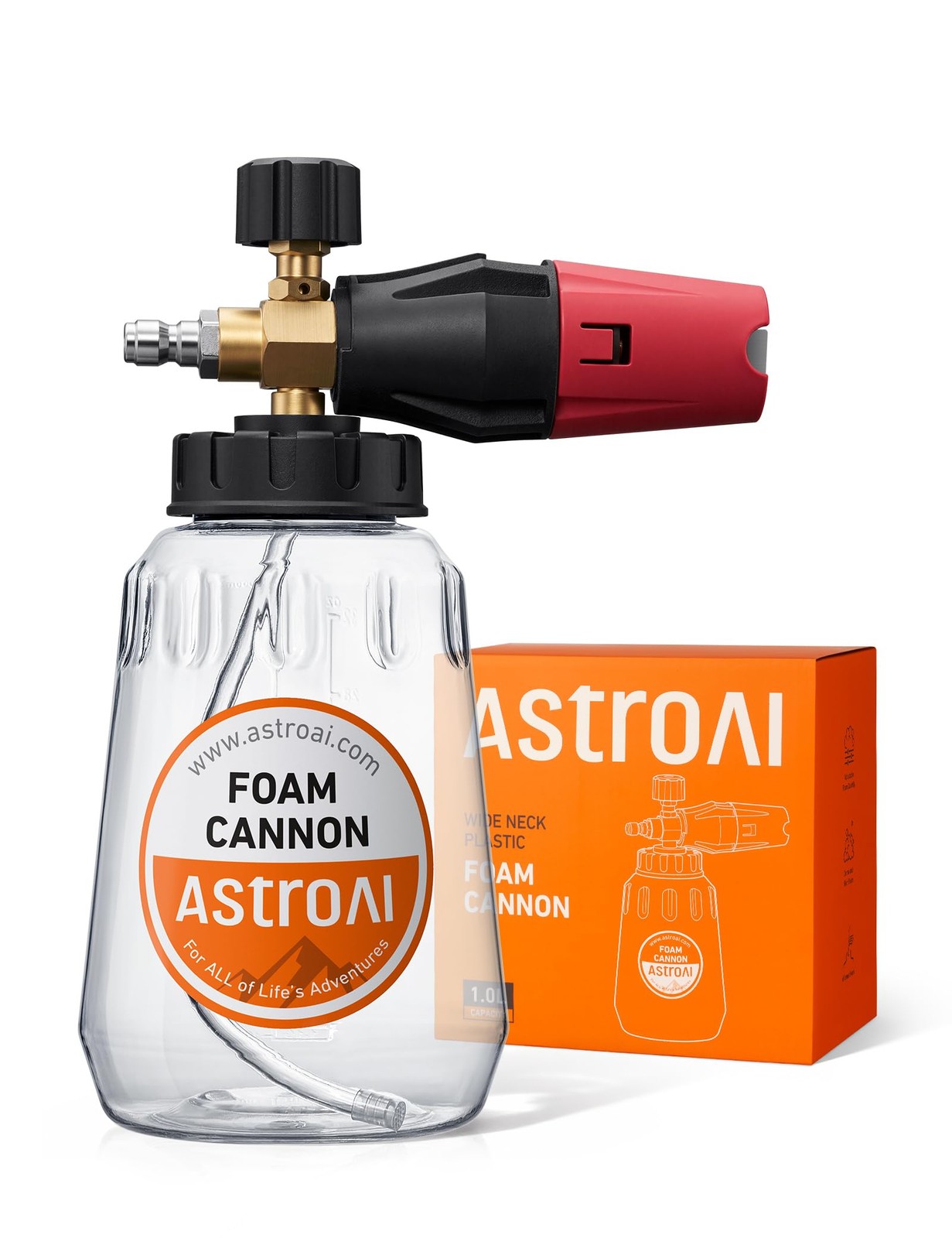 AstroAI Foam Cannon for Pressure 6.7 x 7.3 x 4.6 inches, as the picture