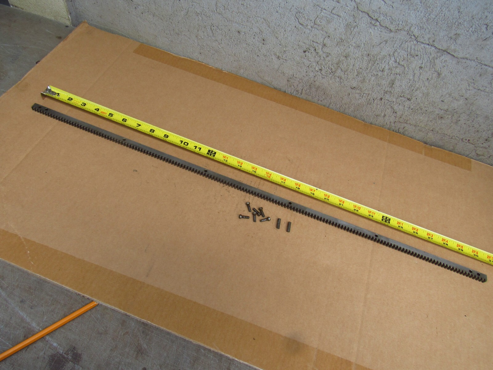 ATLAS CRAFTSMAN 10 12” LATHE RACK FOR 42” BED 30-1/2” LONG WITH SCREWS PINS