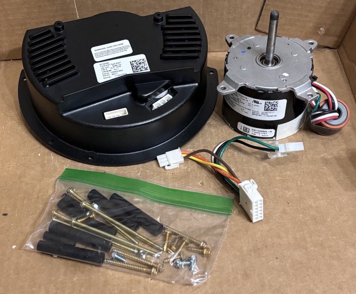 Carrier SD01 81104165 ECM Draft Inducer Motor & Controller HR46GH003 🔥 Checked