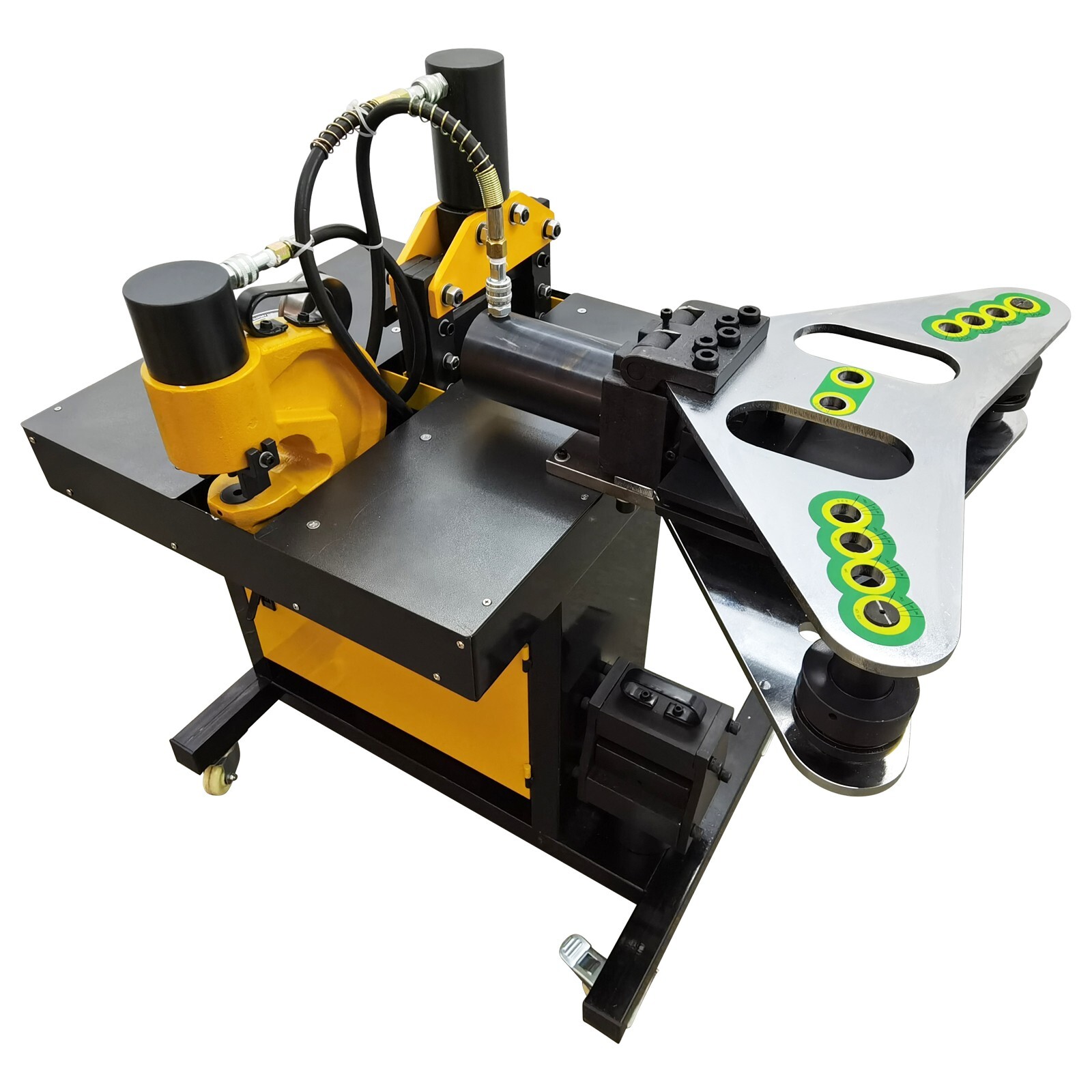 5in1 Multifunctional Busbar Processor 110V 750W Bus Processing Machine 55ton Knu