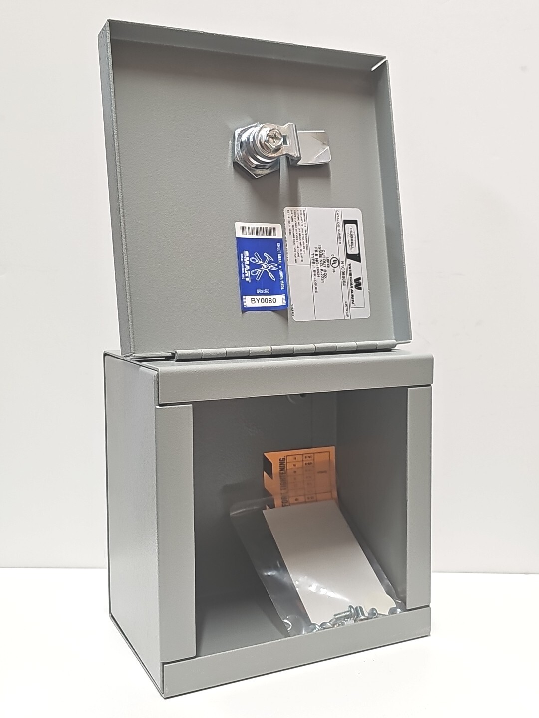 Wiegmann N1c060604 Nema 1 6.0 In H X 6.0 In W X 4.0 In D Wall Mount Enclosure