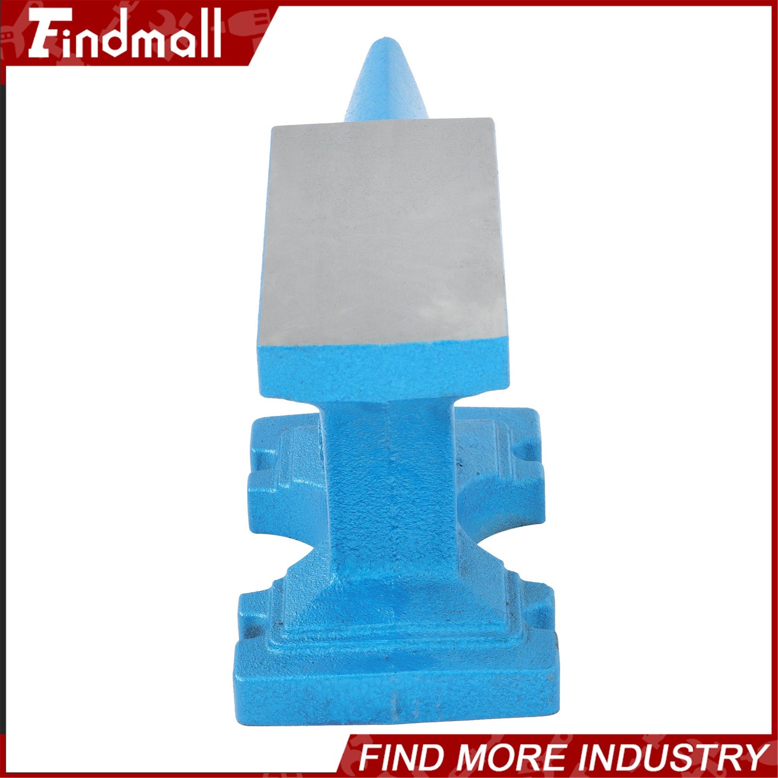 Findmall 24Lbs Cast Iron Anvil Blacksmith Anvil Hard Round Horn Forging Tool