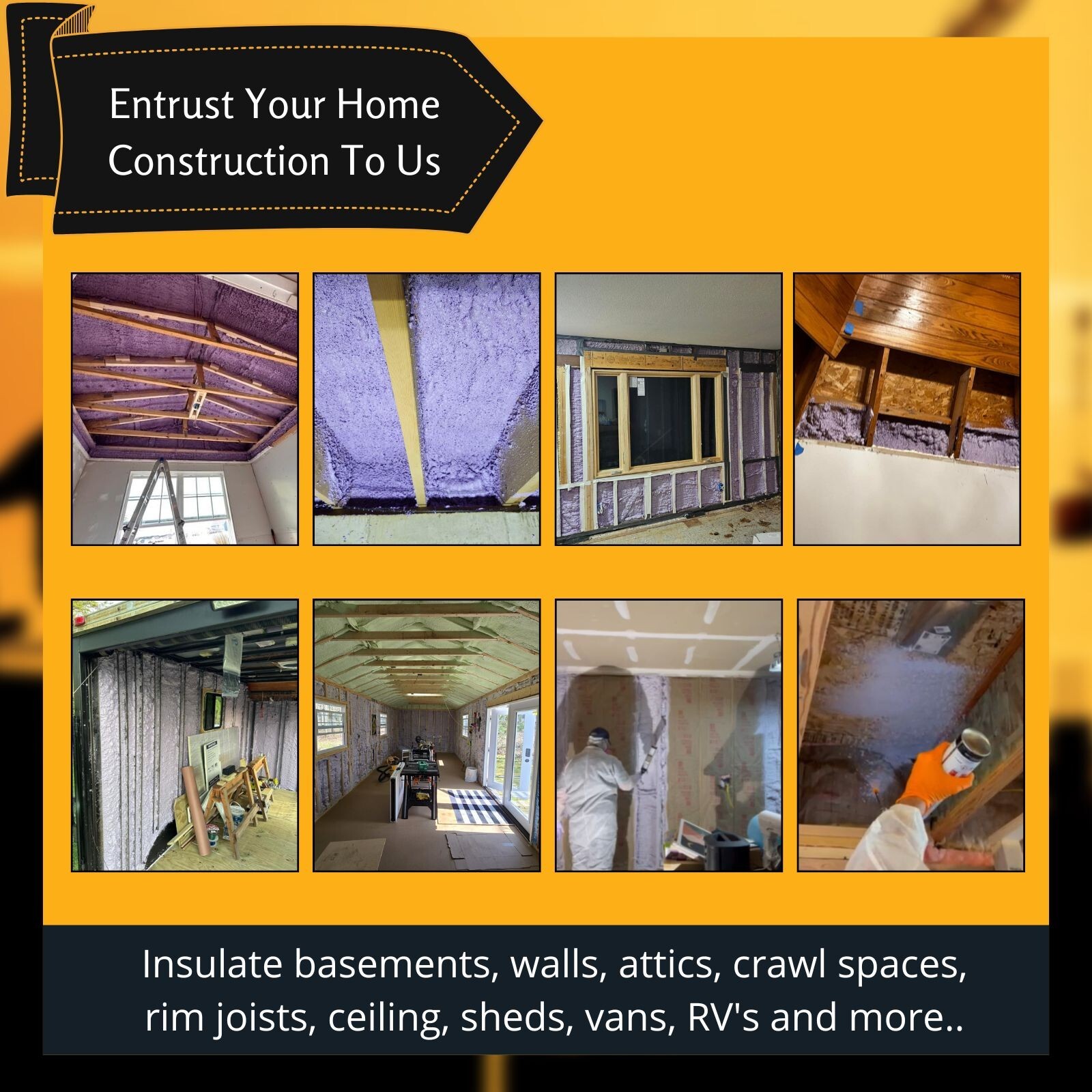Vega Bond Purplecoat Single Component Spray Foam Insulation 6-Pack Set-120BF