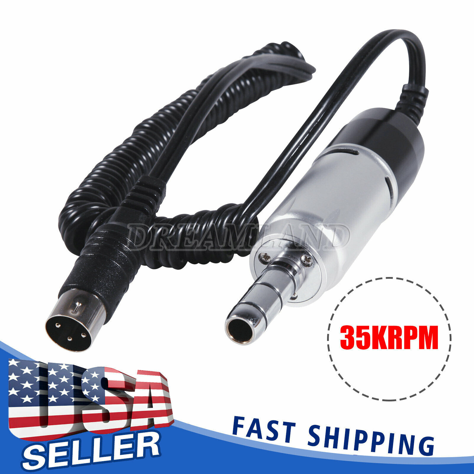 Dental Micro Motor E-Type Connector High Speed Handpiece Standard 35K rpm US