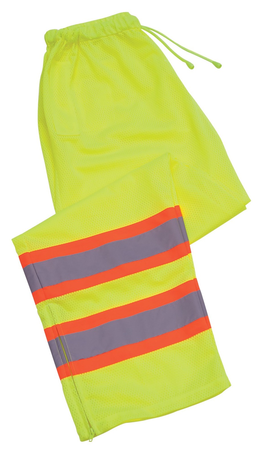 Erb Delta Plus Wels210 100 Polyester Class 3 Knit Mesh Work Pant Hi-Viz Lime