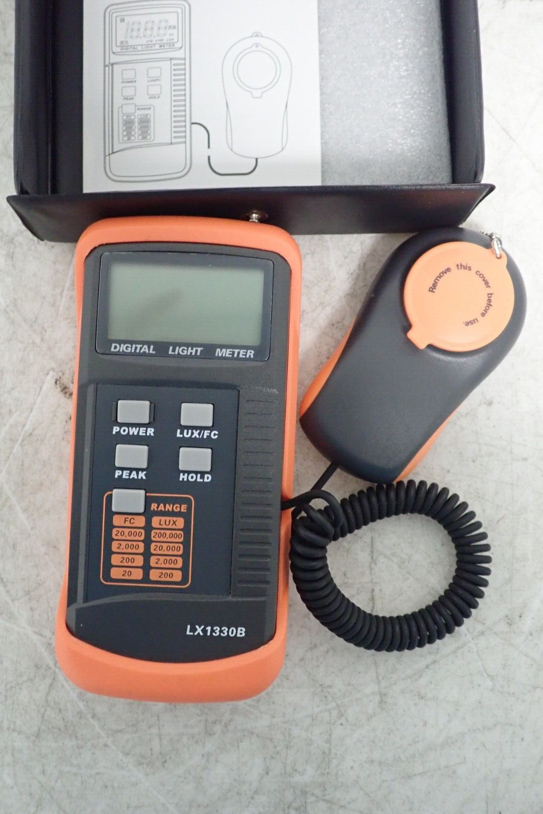 Dr. Meter LX1330B Digital Illuminance Light / Lux Meter 0 – 200,000 Lux
