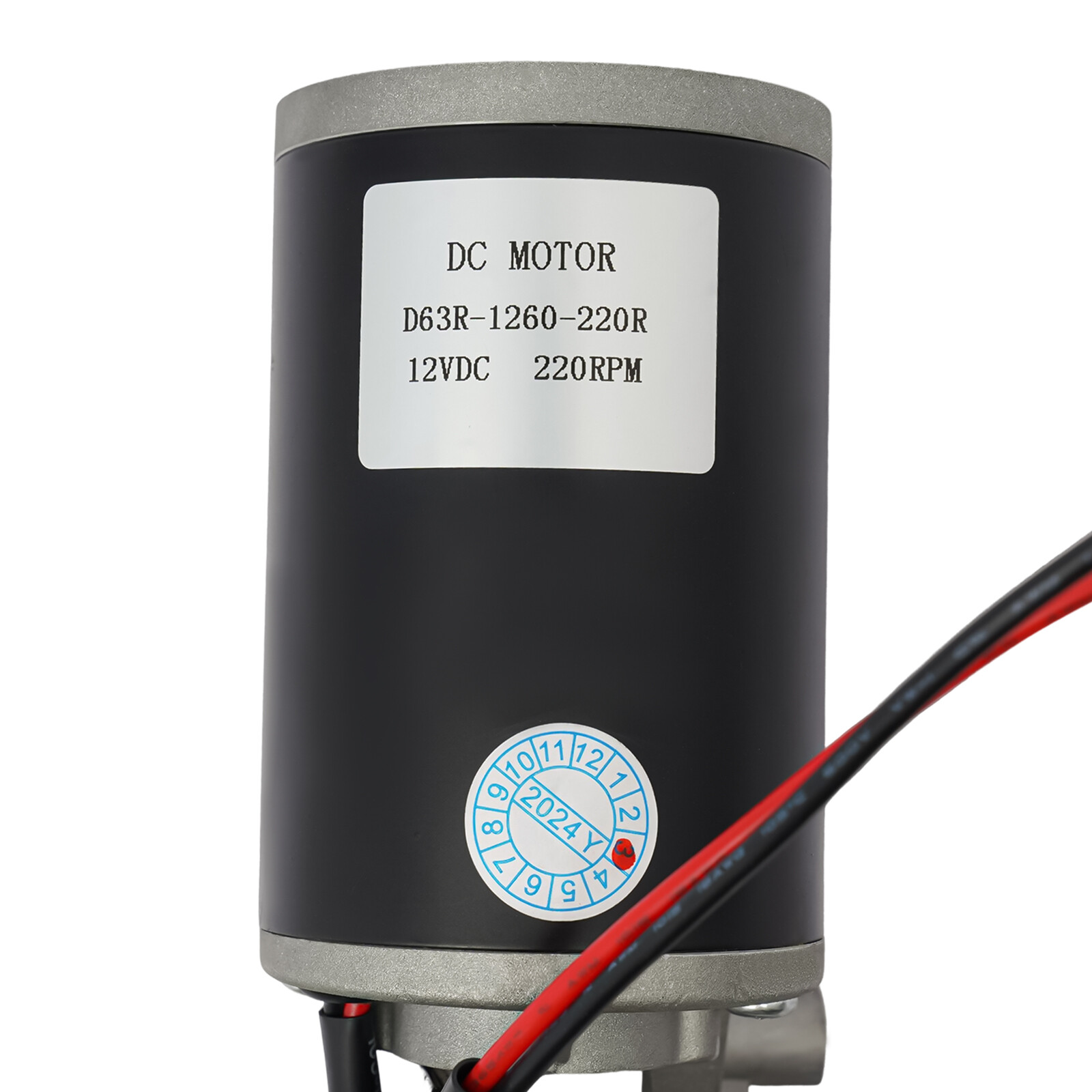 D63R-1260-220R DC12V 60W 220RPM High Torque Transmission Electric Gear Motor