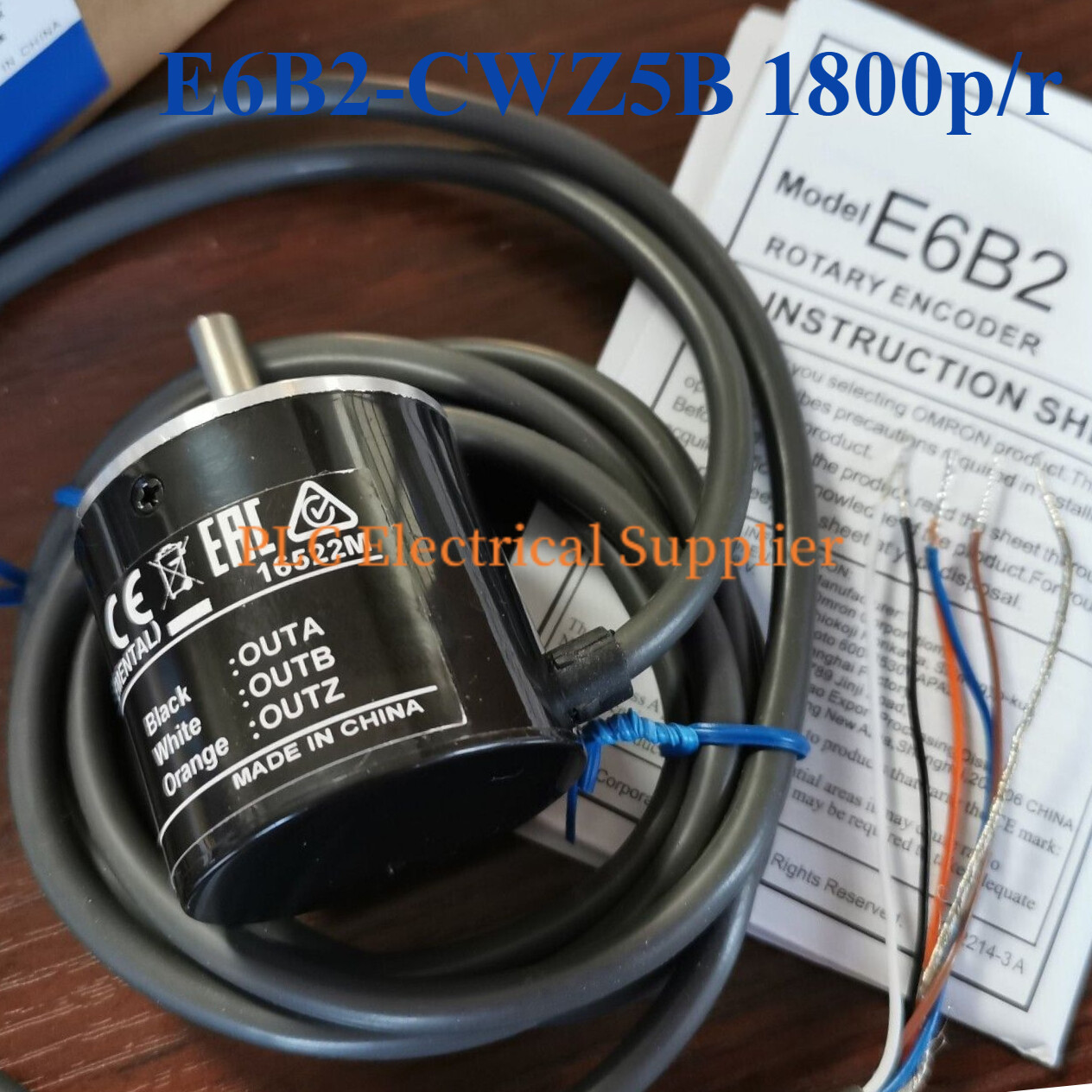 1PCS OMRON Incremental Rotary Encoder 1800p/r 12~24V DC E6B2-CWZ5B PNP 1800P